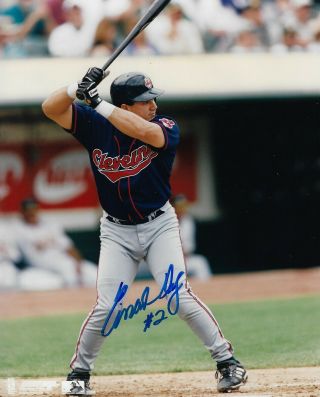 Cleveland Indians Catcher Einar Diaz Signed 8x10 Photo Autographed W/coa