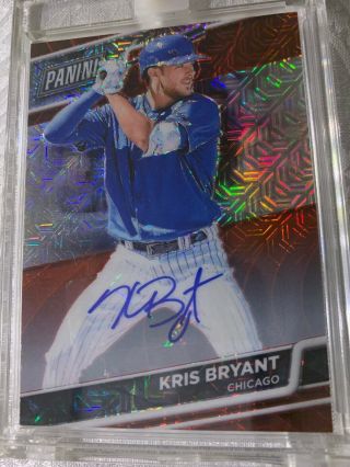 Kris Bryant 2016 Panini The National Vip Autograph Ssp 13/25 Chicago Cubs Rare