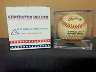 Orel Hershiser Autograph Rawlings National League Hand Signed Baseball Ro - N