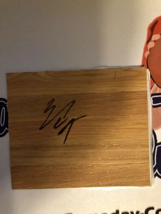 Ersan Ilyasova Milwaukee Bucks Signed Floorboard W/coa
