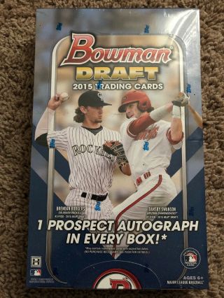 2015 Bowman Draft Hobby Box - Look For One Auto Per Box - Mlb Baseball Cards