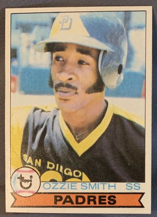 1979 Topps Ozzie Smith Rc 116 Baseball Card San Diego Padres