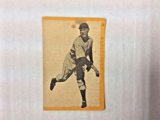 1946 - 47 Propagandas Montiel Cuban Baseball Charles Herbert Ruffing Card 60