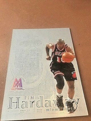 1998 Skybox Molten Metal Fusion 6f Heavy Tim Hardaway Miami Heat Basketball Card
