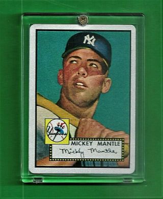 1952 Topps Mickey Mantle 311 Rookie Rc " The Keeper Series " 469/536