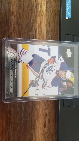 2015 - 16 Upper Deck - Connor Mcdavid Young Guns Rookie - Oilers - 201