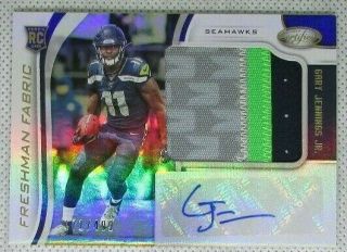 2019 Certified Gary Jennings Jr Auto Rookie 4 Color Patch 