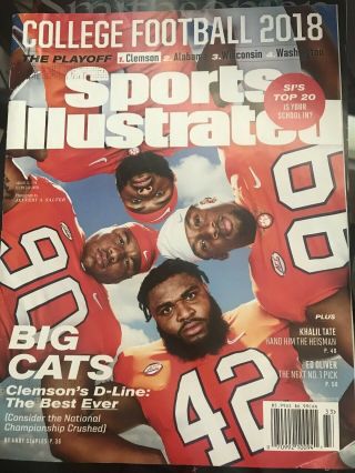 Sports Illustrated - August 13,  2018 - Big Cats - Clemson 