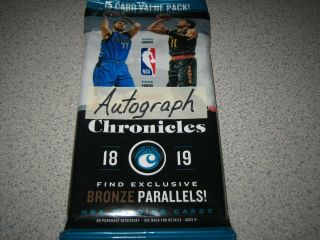 Autograph 2018 - 19 Chronicles Nba Basketball Auto Hot Pack Luka Doncic? Bryant?