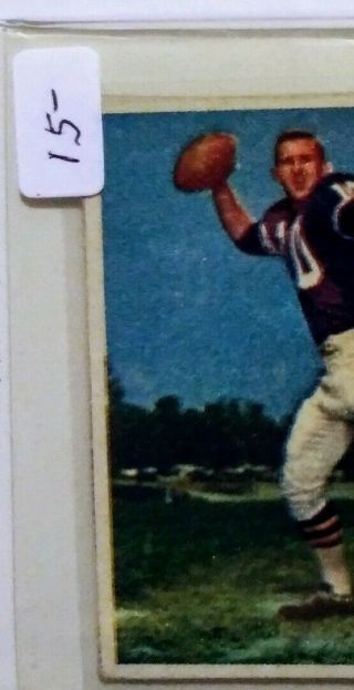 1962 post cereal Football Card 184 francis tarkenton of the Minnesota Vikings 4