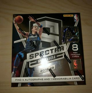 First Off The Line - Spectra 2018 - 2019 Nba Trading Card / Hobby Box