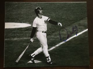 Don Mattingly Autographed Signed 8x10 Photo York Yankees 4