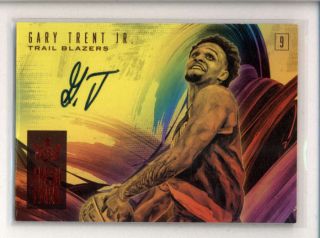 Gary Trent Jr 2018/19 Court Kings Fresh Paint Rookie Autograph Auto /99 Ak5560