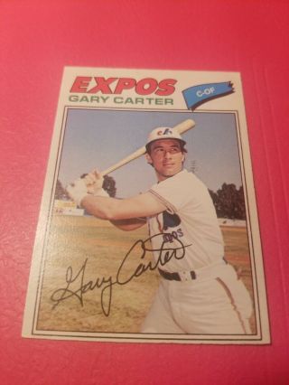 1977 Montreal Expos Opc Baseball Set Break 45 Gary Carter Ex/ex,