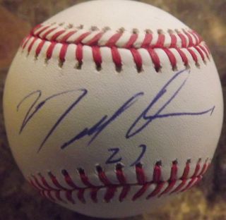 Marcell Ozuna St Louis Cardinals Autographed Rawlings Official Baseball Ball