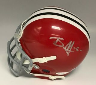 Braxton Miller Signed Ohio State Buckeyes Mini Helmet Autographed Auto Jsa