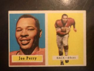 1957 Topps Football Joe Perry San Francisco 49ers Set Break T571291