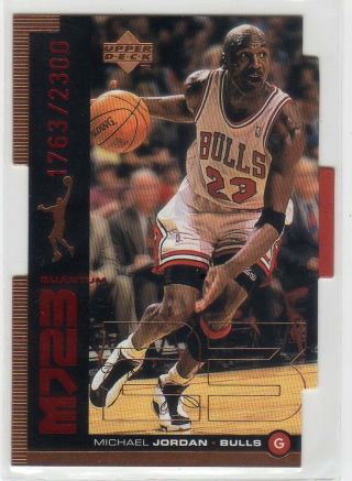 Michael Jordan 1998 - 99 Upper Deck Mj23 Quantum Qmm9 (/2300)