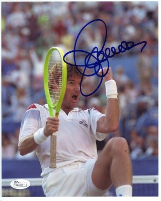 Jimmy Connors Tennis Signed Autographed 8x10 Photo Jsa