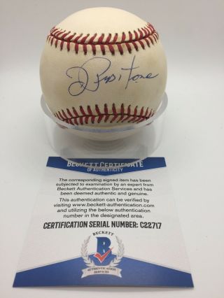 Joe Pepitone Signed Autograph Omlb Official Nl Baseball Bas Beckett C22717
