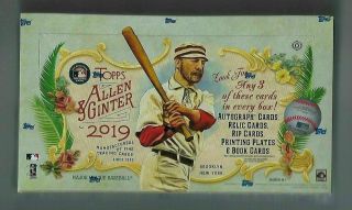 2019 Topps Allen & Ginter Baseball Factory Hobby Box