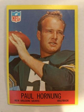 Paul Hornung 1967 Philadelphia 123 Ex Saints T63