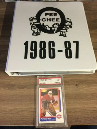 1986 87 Opc O - Pee - Chee Complete Set 264/264 Patrick Roy Rc Psa 7 Clark Lemieux