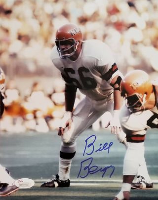 Cincinnati Bengals,  Bill Bergey Signed 8x10 Photo With Jsa Wpp