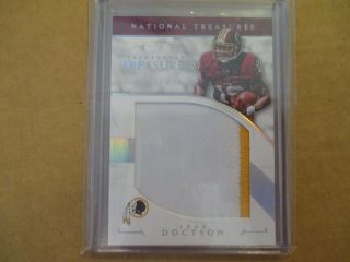 Josh Doctson Redskins 2016 National Treasures 3 Color Patch 32/99 Rc Rookie