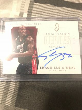 2017 - 18 National Treasures Shaquille O 