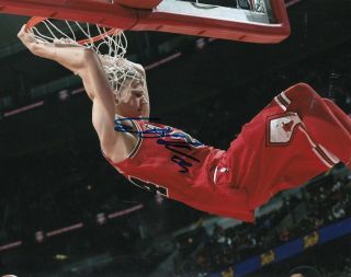 Lauri Markkanen Signed (chicago Bulls) Basketball 8x10 Photo W/coa 2