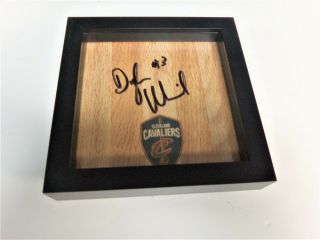 Dylan Windler Cleveland Cavaliers Basketball Signed,  Framed Logo Floor