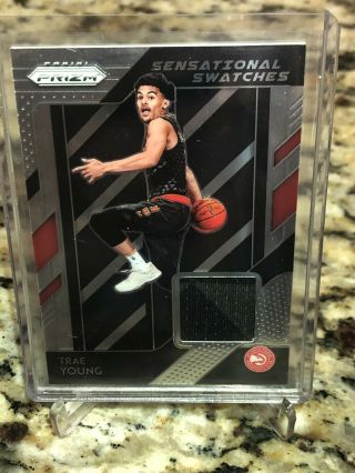 2018 - 19 Panini Prizm Trae Young Sensational Swatches Rookie Patch