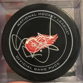 Brendan Shanahan Signed Detroit Red Wings Official Puck