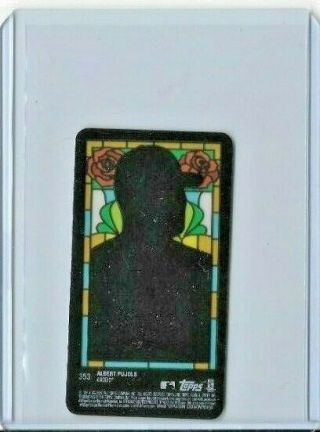 2019 TOPPS ALLEN & GINTER ALBERT PUJOLS MINI STAINED GLASS SSP EXT RIP ANGELS 2