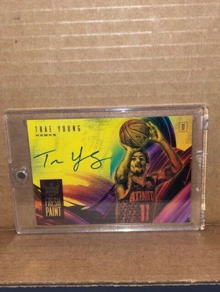 2018 19 Court Kings Trae Young Rookie Auto 26/199 Fresh Paint Autograph