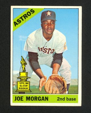 1966 Topps Joe Morgan 195 - Houston Astros - Vg - Ex