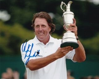 Phil Mickelson Signed Autographed 8x10 Photo Pga
