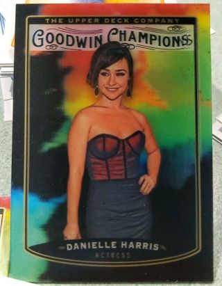 2019 Goodwin Champions Splash Of Color 3d Lenticulars Danielle Harris Bounty