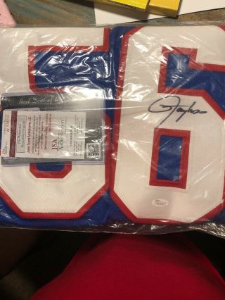 Lawrence Taylor Autographed Signed Jersey York Giants Jsa