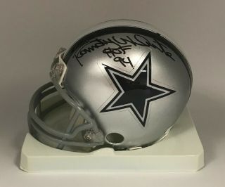Randy White " Hof 1994 " Signed Cowboys Mini Helmet Autographed Auto Jsa