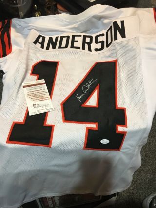 Ken Anderson Signed Auto Cincinnati Bengals Xl Jersey Jsa Autographed
