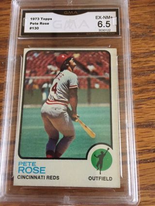 1973 Topps Pete Rose Cincinnati Reds 130 Baseball Card