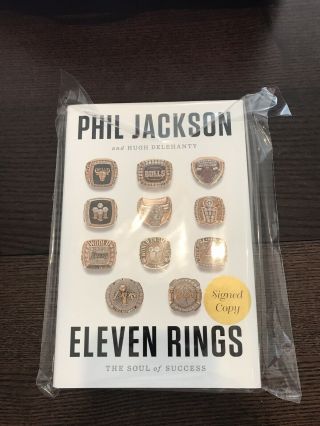 Phil Jackson Eleven Rings Signed Auto Bulls Authenticated