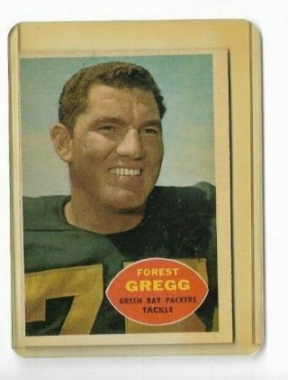 Forest Gregg 1960 Topps Football Rookie Card 56 - Packers