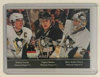 Sidney Crosby Evgeni Malkin Marc Andre Fleury 10 - 11 Ud Exclusives High Gloss /10