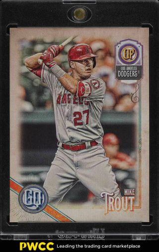 2018 Topps Gypsy Queen Team Variation Mike Trout Sp 1 (pwcc)