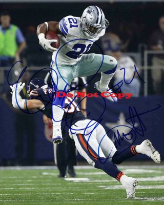 Ezekiel Elliott Signed 8x10 Dallas Cowboys Photo Reprint