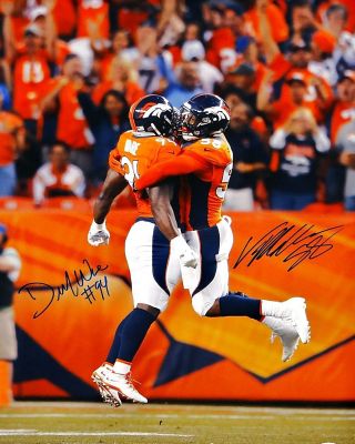 Demarcus Ware & Von Miller Denver Broncos Autographed 8x10 Signed Photo Reprint