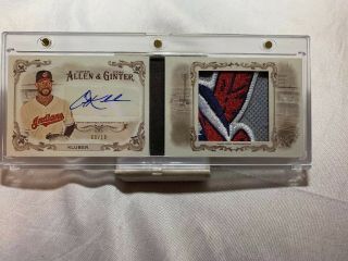2016 Topps Allen & Ginter Corey Kluber Clevelad Indians Autograph Relic Booklet